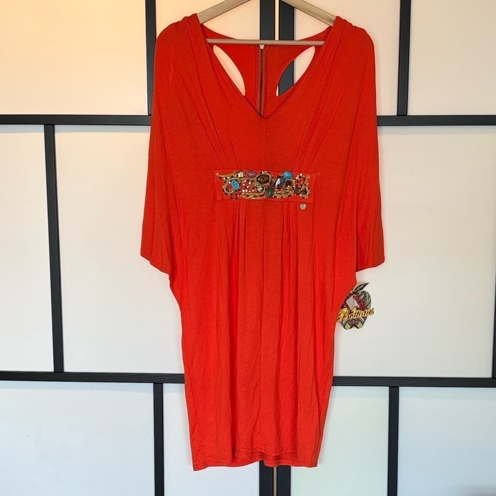Y2K Apple Bottoms Orange dress. Size LARGE. NWT‎